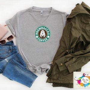 Chewbaccas Brewbaccas Coffee Gray Shirt S-3X